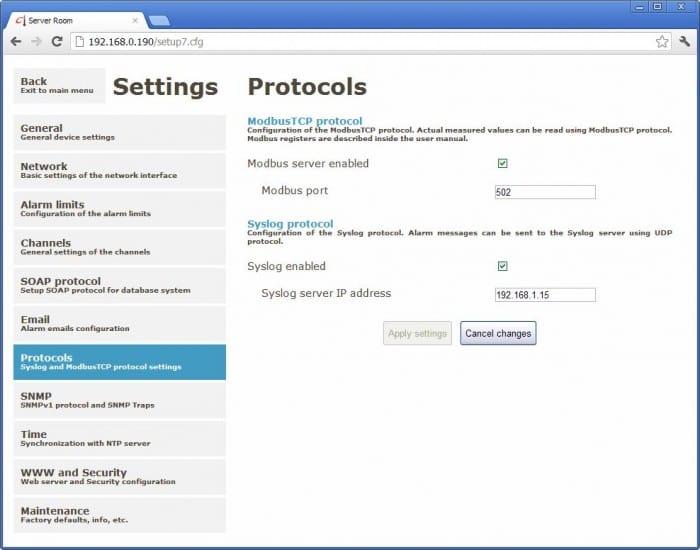 Senzor Web Temperatură cu Alarmă P8510 - thumbnail 4