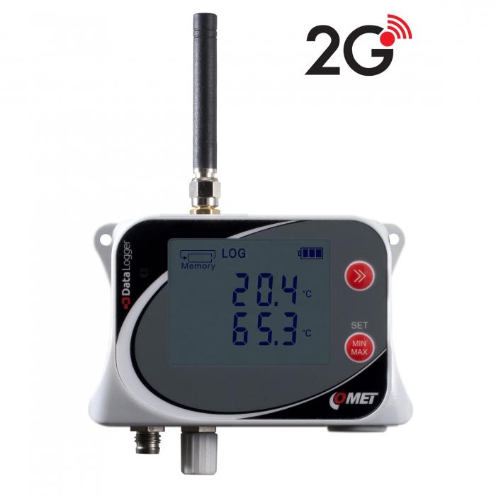 Data logger COMET U0121M temperatură 2 sonde Pt1000 wireless 2G