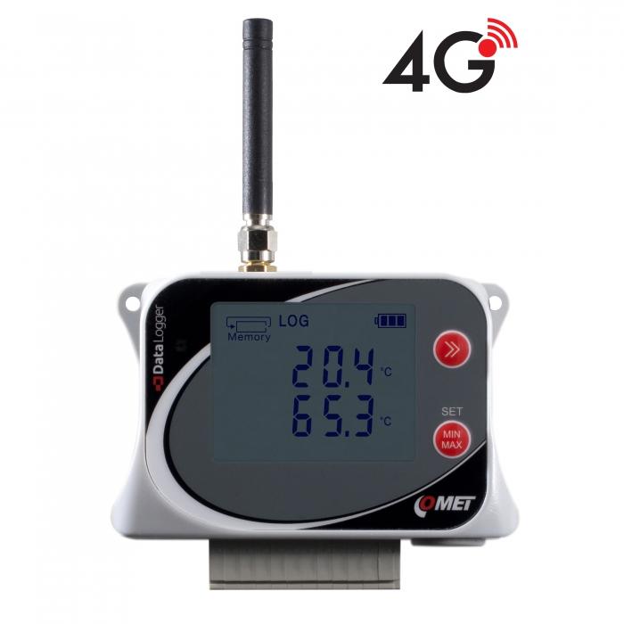 Data logger COMET U0141TG temperatură 4 sonde placă terminale 4G