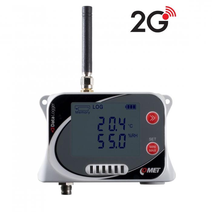 Data logger COMET U3631M temperatură umiditate internă și sondă Pt1000 externă 2G