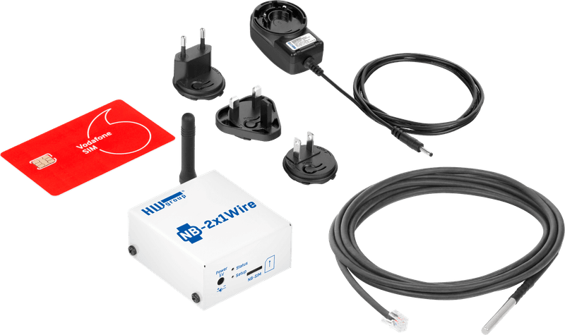 NB-2x1Wire set complet cu SIM subscribed - kit monitorizare senzori NB-IoT - thumbnail