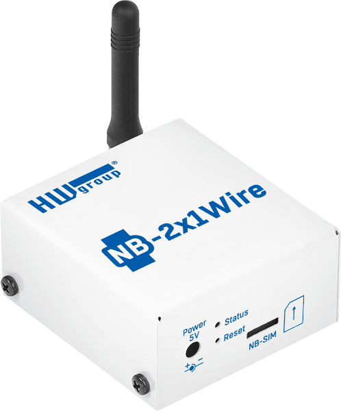 NB-2x1Wire - dispozitiv monitorizare NarrowBand IoT temperatură umiditate CO2