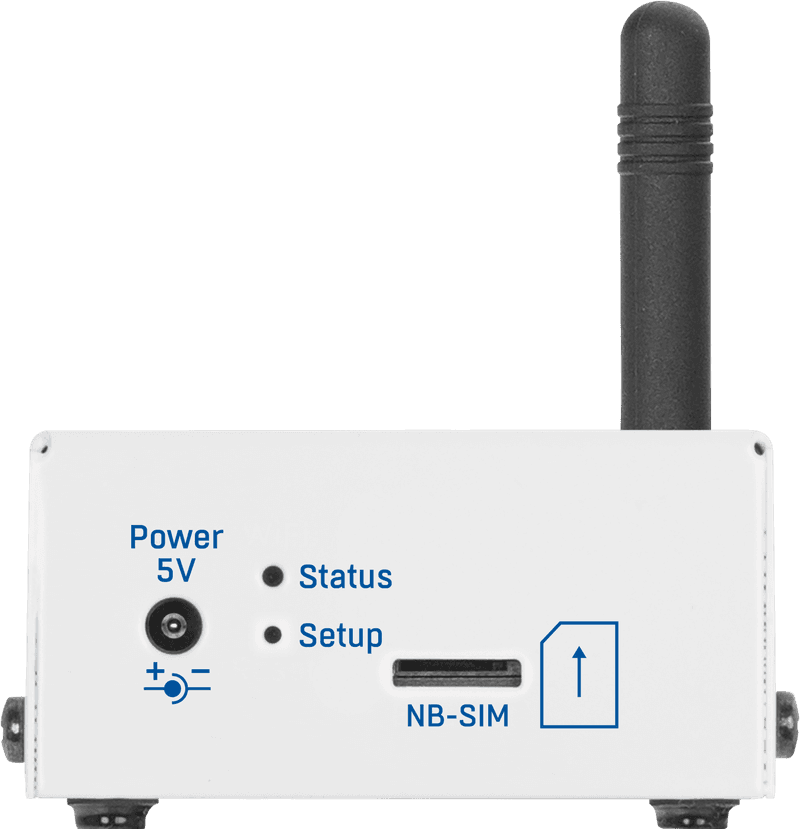 NB-2xOut vedere laterală dreapta - conectori releu 120V AC 60V DC NB-IoT - thumbnail