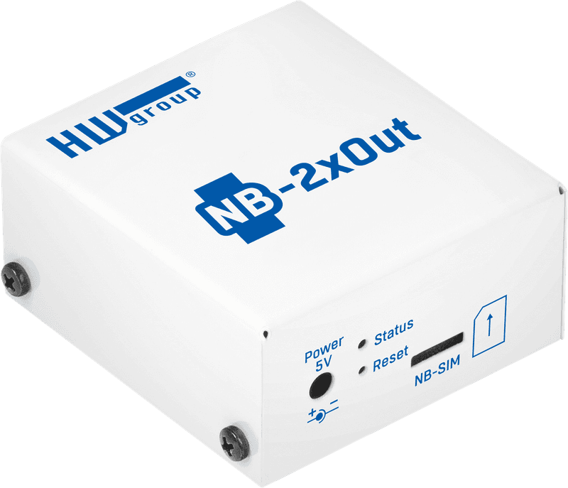 NB-2xOut fără antenă - dispozitiv compact control relee NarrowBand IoT - thumbnail