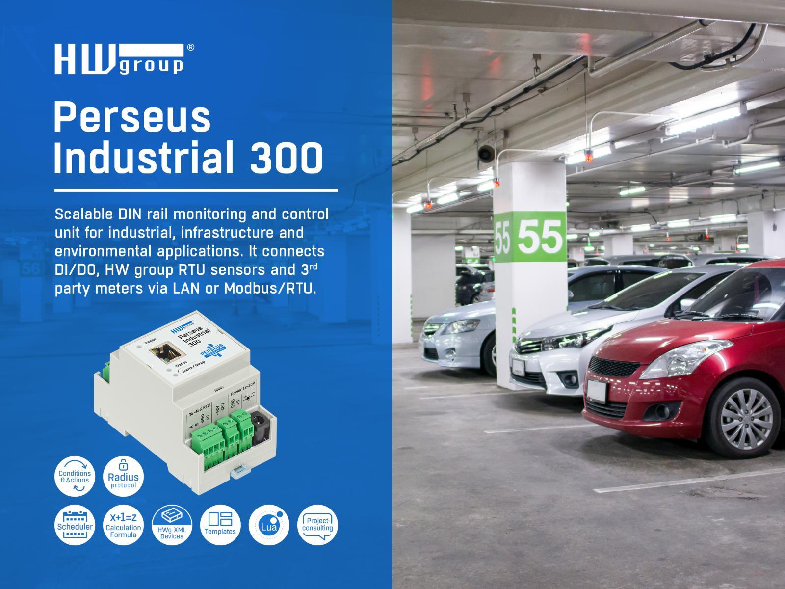 Sistem de Monitorizare Industrială pe Șină DIN cu LAN și Modbus/RTU Perseus Industrial 300 - thumbnail 8