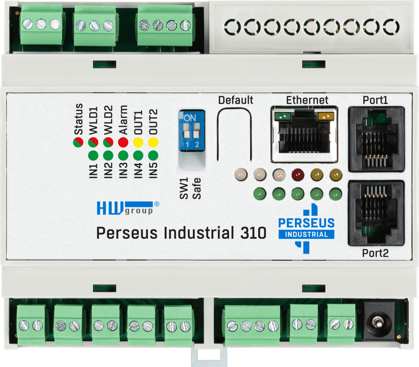 Sistem de Monitorizare Industrială pe Șină DIN cu LAN și Modbus/RTU Perseus Industrial 310 - thumbnail 2