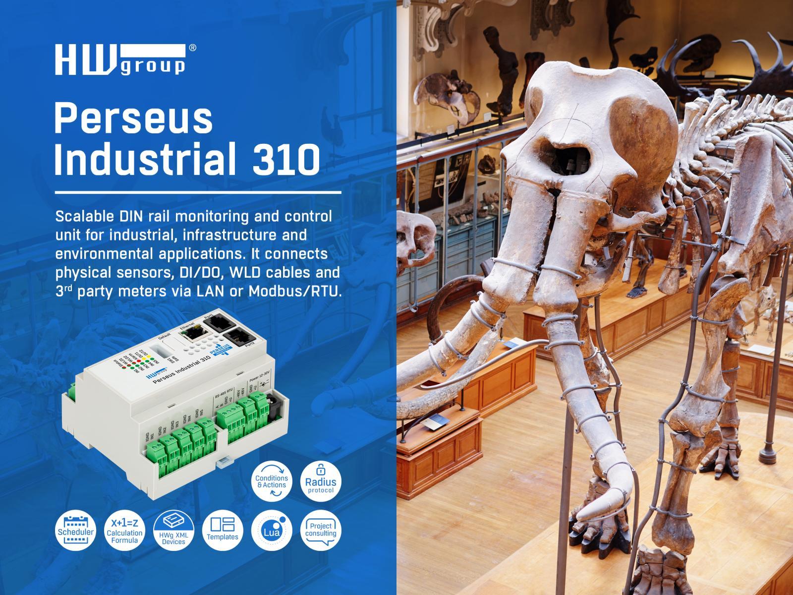 Sistem de Monitorizare Industrială pe Șină DIN cu LAN și Modbus/RTU Perseus Industrial 310 - thumbnail 8