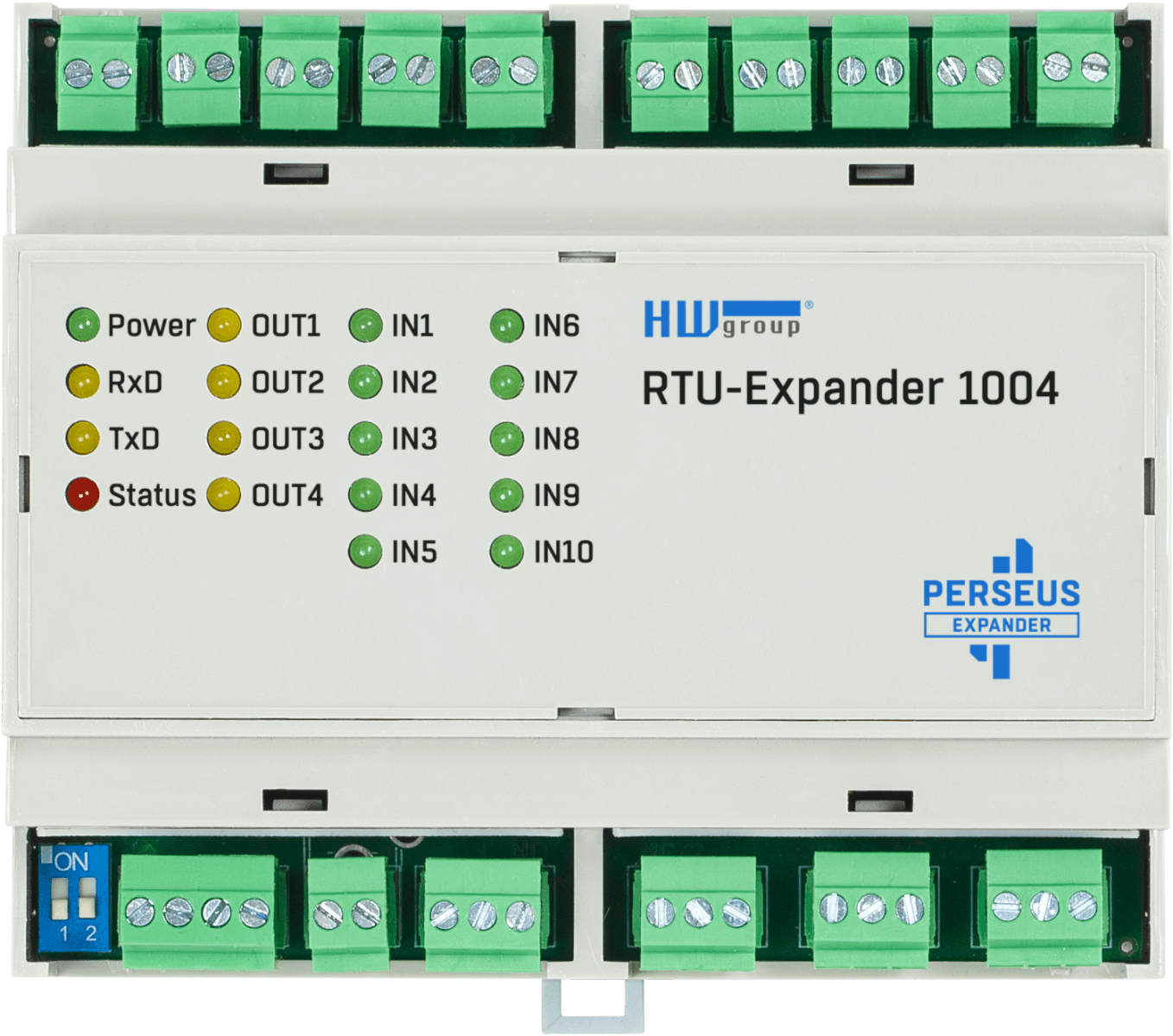 Expandor pe Șină DIN cu 10 Intrări și 4 Ieșiri RTU-Expander 1004 - thumbnail 2