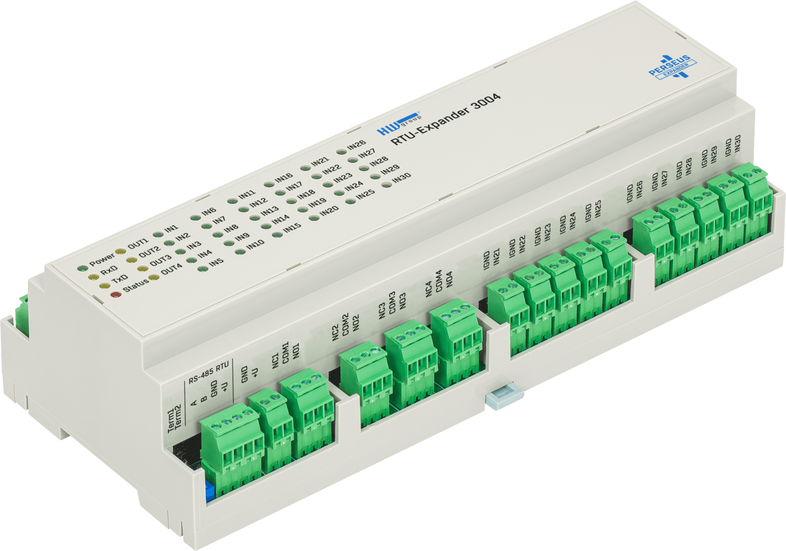 Expandor pe Șină DIN cu 30 Intrări și 4 Ieșiri RTU-Expander 3004 - main product image