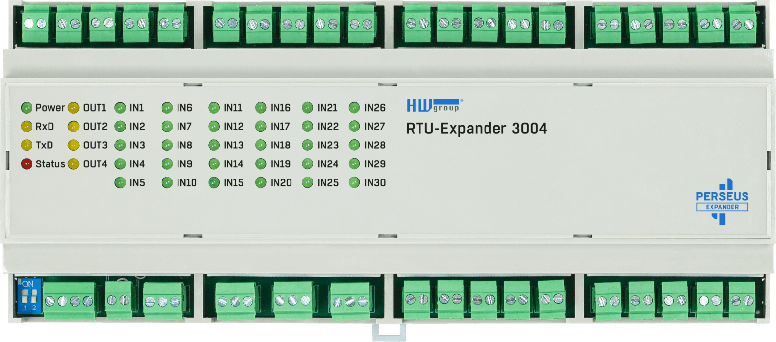Expandor pe Șină DIN cu 30 Intrări și 4 Ieșiri RTU-Expander 3004 - thumbnail 2