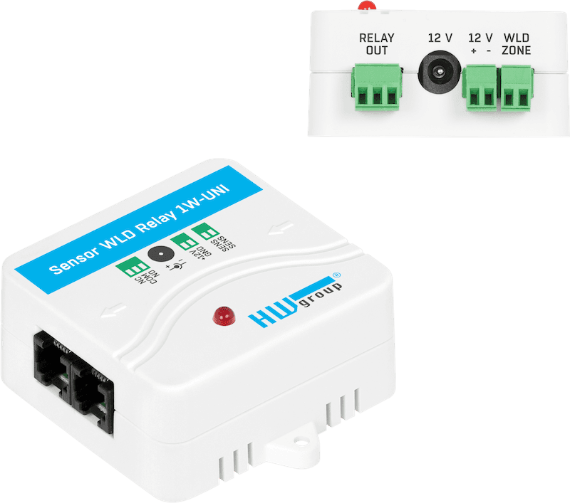 Detector Profesional de Scurgeri de Apă cu Cablu Senzor și Ieșire Releu pentru Protecția Activelor Critice Sensor WLD Relay 1W-UNI - thumbnail 3