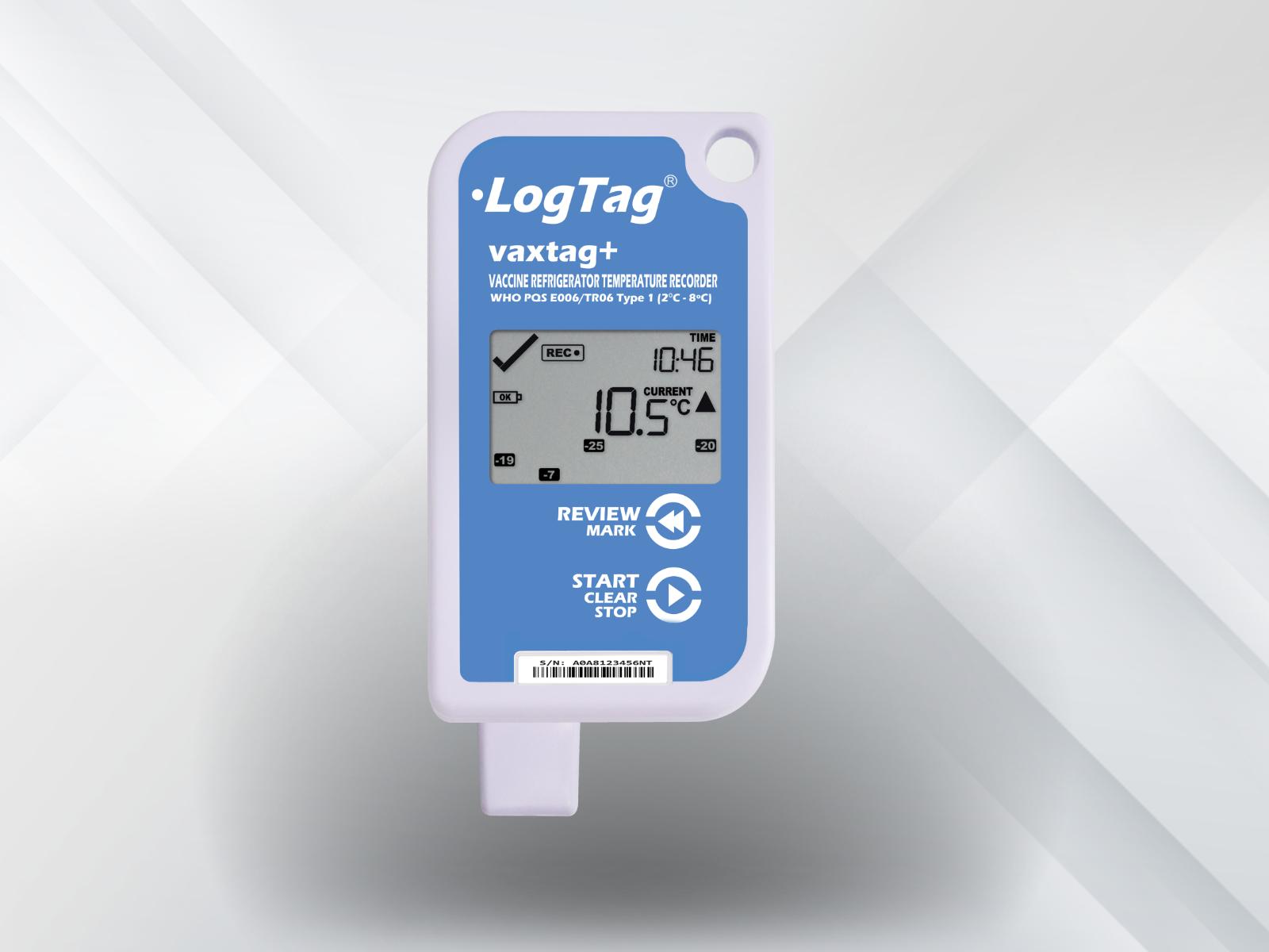 Înregistrator (Data Logger) Temperatură Pre-Calificat OMS PQS cu USB pentru Vaccinuri VaxTag+ - LogTag