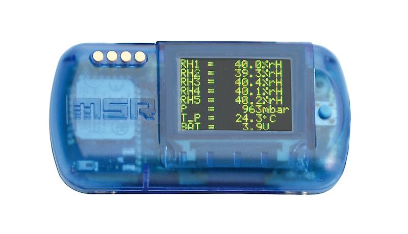 Înregistrator (Data Logger) Wireless BLE/LAN Temperatură și Umiditate, cu Senzori Plug-in MSR147WD - MSR Electronics