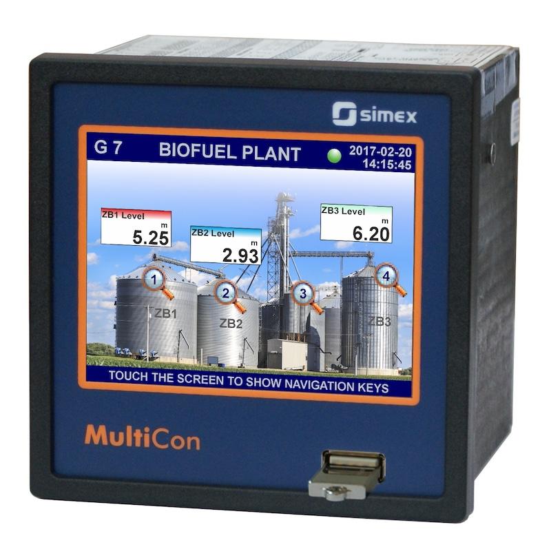 Controler Multicanal cu Înregistrare Date - 48 Intrări, Display Touchscreen Linux, Modbus MultiCon CMC-99 - thumbnail 4