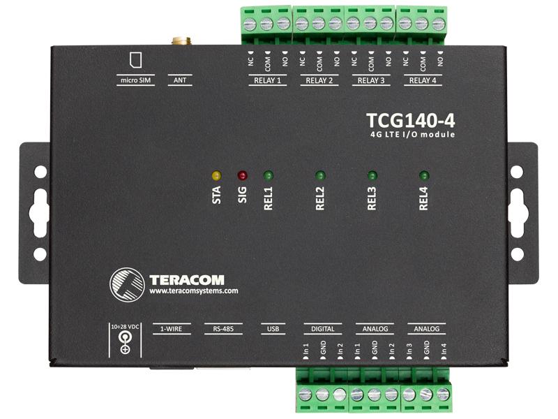 Modul IO Universal 4G LTE pentru Monitorizare și Control la Distanță prin Rețele Celulare TCG140-4 - thumbnail 2