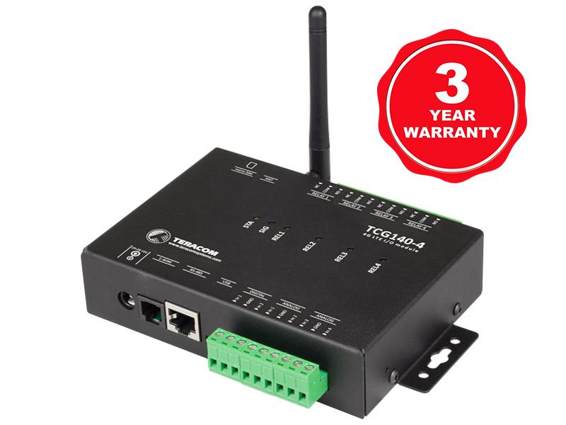 Modul IO Universal 4G LTE pentru Monitorizare și Control la Distanță prin Rețele Celulare TCG140-4 - Teracom