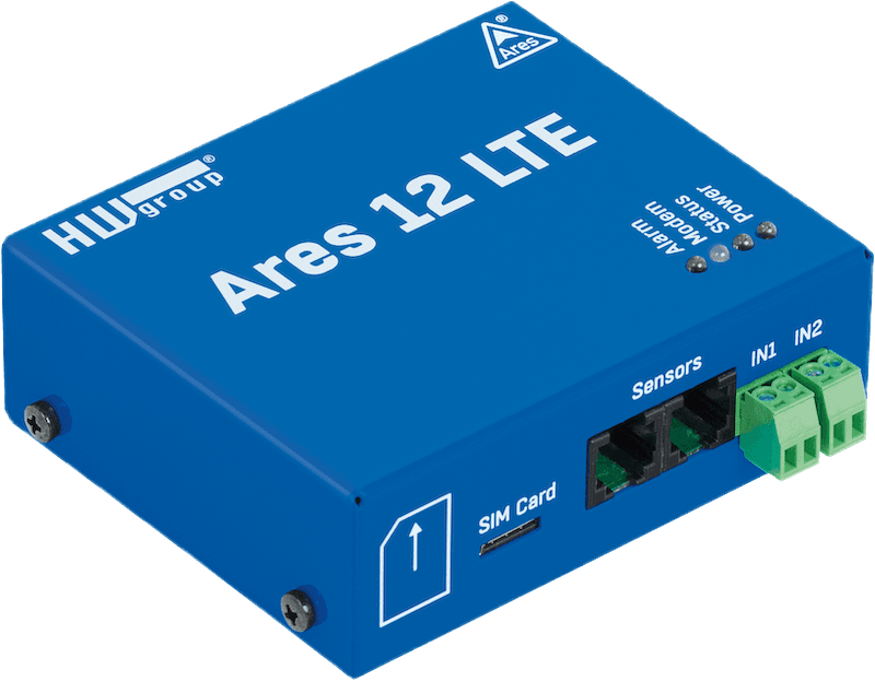 Dispozitiv Industrial de Monitorizare la Distanță cu Comunicare LTE și Baterie Backup Ares12 LTE - main product image
