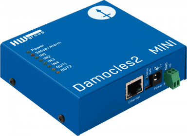 Dispozitiv Ethernet I/O Compact cu 4 Intrări Digitale și 2 Relee Damocles2 MINI - HW group