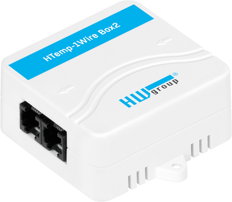 Senzor de Temperatură și Umiditate pentru Montaj pe Perete cu Conectori RJ11 HTemp-1Wire Box2 - main product image