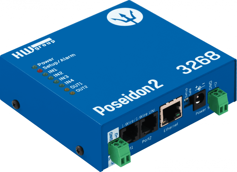 Monitor Ethernet pentru Senzori și Control Remote de Relee cu Protocoale IoT Poseidon2 3268 - main product image