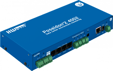 Sistem Monitorizare Industrială 42 Senzori pentru Centre Date și Săli Servere Poseidon2 4002 - HW group