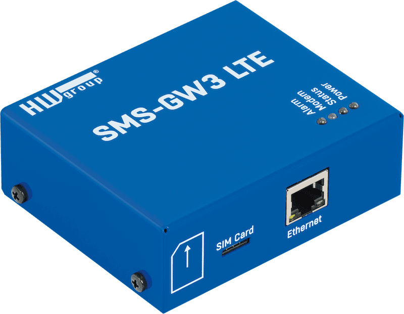 Gateway Central LTE pentru Trimiterea Mesajelor SMS și Apeluri Vocale de la Dispozitivele de Monitorizare SMS-GW3 LTE - main product image