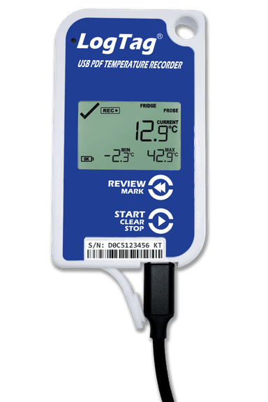 Înregistrator (Data Logger) Temperatură cu USB-C Integrat TRED30-16U - LogTag