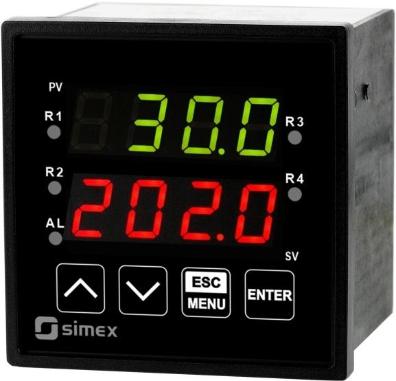 Controler PID cu Auto-Reglare și Fuzzy Logic - Intrare Universală, Display LED Dual PUR-44D - main product image