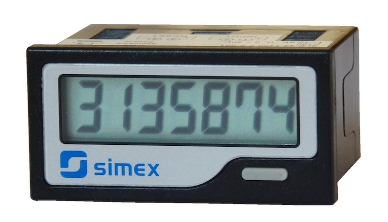 Totalizator LCD Autoalimentat DIN 48x24mm - Baterie Litiu 7 Ani, Compact și Fiabil SLE-42 - main product image