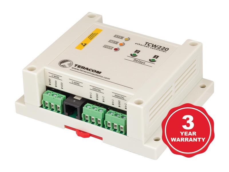 Înregistrator (Data Logger) Ethernet cu Suport MODBUS TCP/IP pentru Automatizări TCW220 - main product image