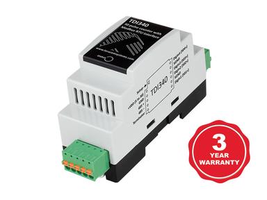 Contor de impulsuri S0 cu 4 intrări digitale izolate și protecție IP40 cu interfață MODBUS RTU TDI340 - Teracom
