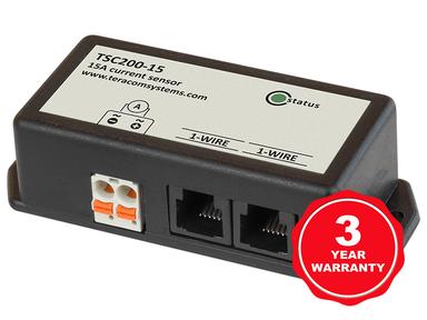 Senzor de curent 1-Wire cu interval 0.3 la 15A și protecție IP30 TSC200 - Teracom