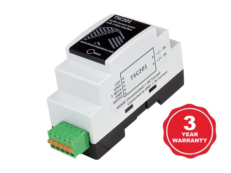 Senzor izolat de curent 1-Wire pentru monitorizare AC și DC până la 10A TSC201 - main product image