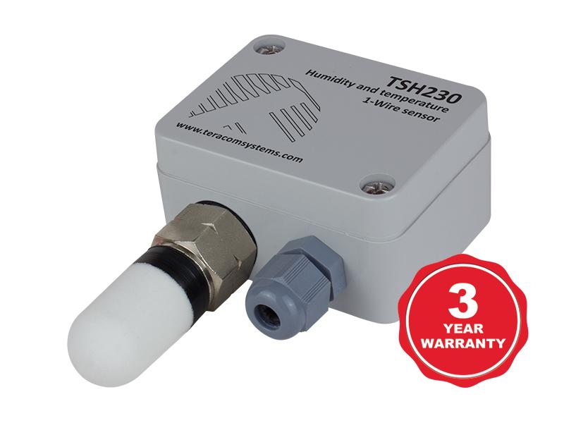 Senzor de temperatură și umiditate rezistent la apă cu interfață 1-Wire TSH230 - main product image