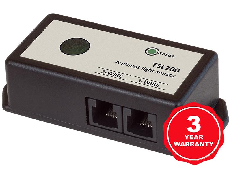 Senzor de lumină ambientală 1-Wire cu interval până la 83000 lux și protecție IP30 TSL200 - main product image