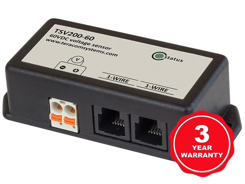 Senzor de tensiune 1-Wire izolat galvanic cu interval 0 la 60VDC și protecție IP30 TSV200-60i - main product image